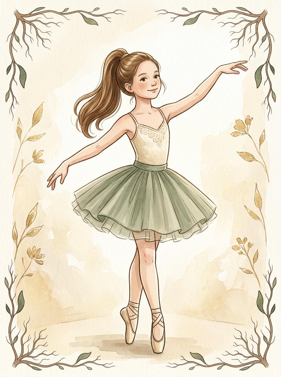 Quinn performing ballet with grace and strength