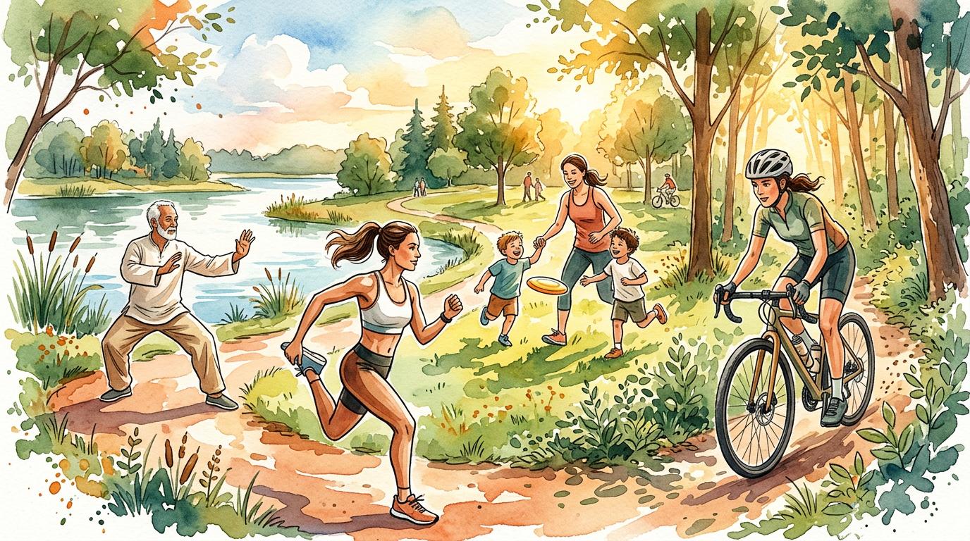 Active outdoor lifestyle with nano-hemp wellness support