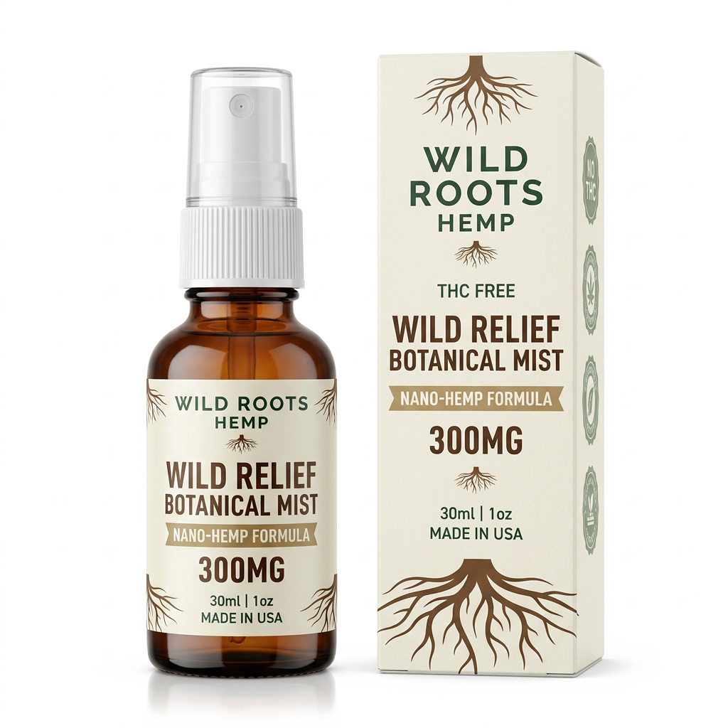 Wild Relief Botanical Mist - 300MG nano-hemp fine-mist spray